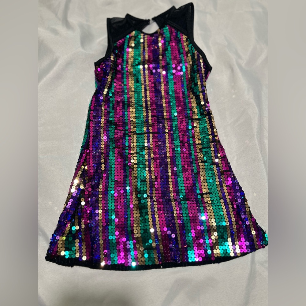 Weissman Sequin Sleeveless Dance dress Size Medium Child